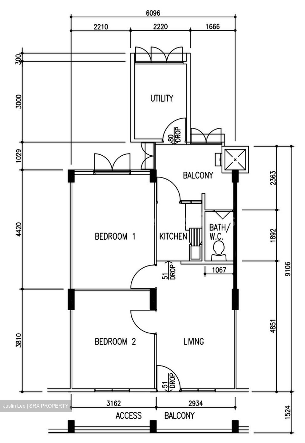 Blk 26 Jalan Klinik (Bukit Merah), HDB 3 Rooms #359889341